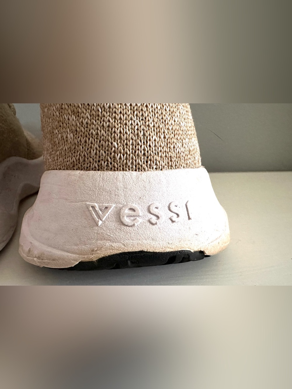 Vessi - Everyday Shoe, Sneaker, Beach Beige, Waterproof, Size 7, Lightweight - Picture 8 of 10